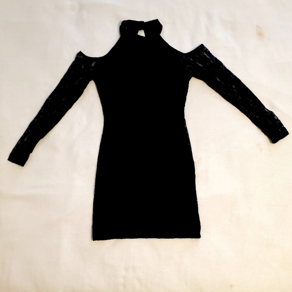 Charlotte Russe, Black Dress, Cold Shoulder - Picture 5 of 9